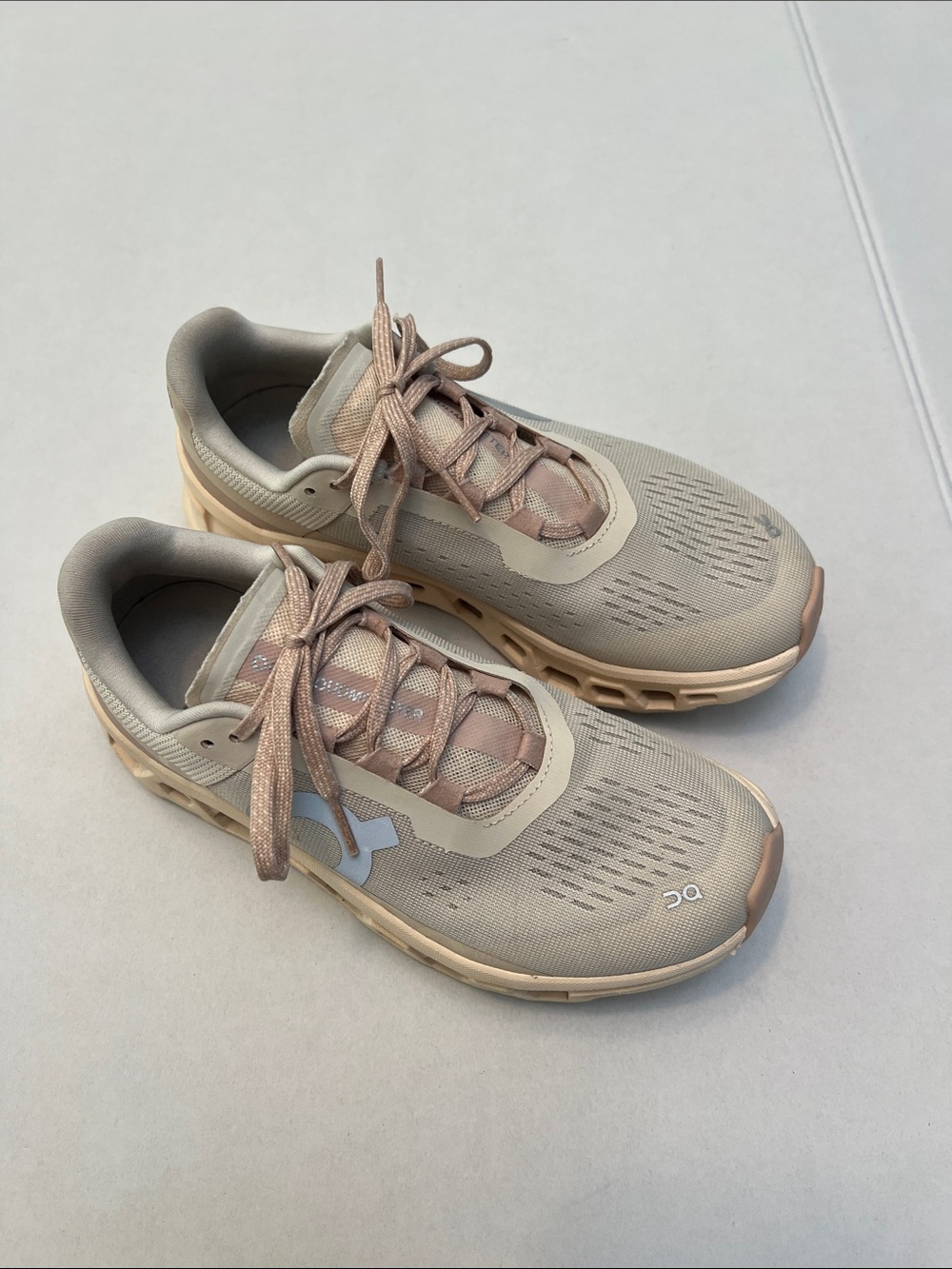 ON RUNNING CLOUDMONSTER MOON FAWN TRAINERS RUNNING SHOES SIZE 7 WOMEN’S - Picture 4 of 16